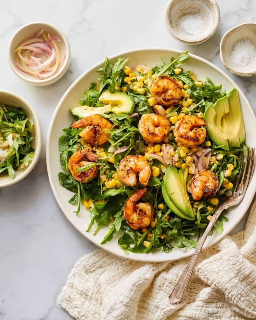 Citrus Grilled Shrimp and Avocado Salad Recipe