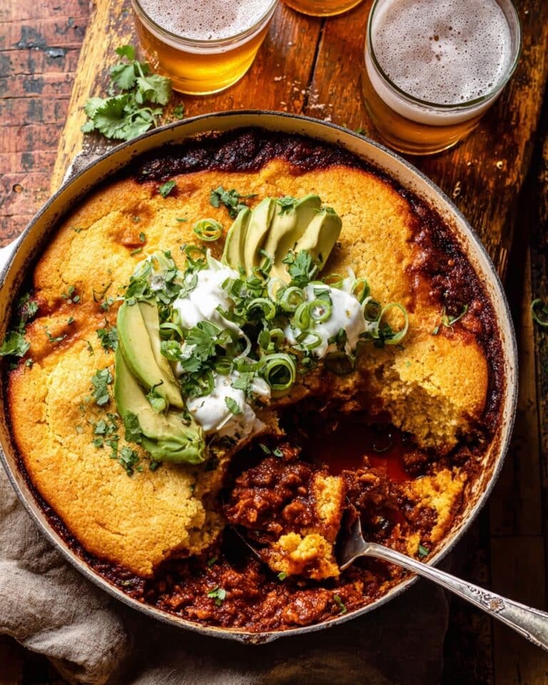 Chili Cornbread Casserole Recipe