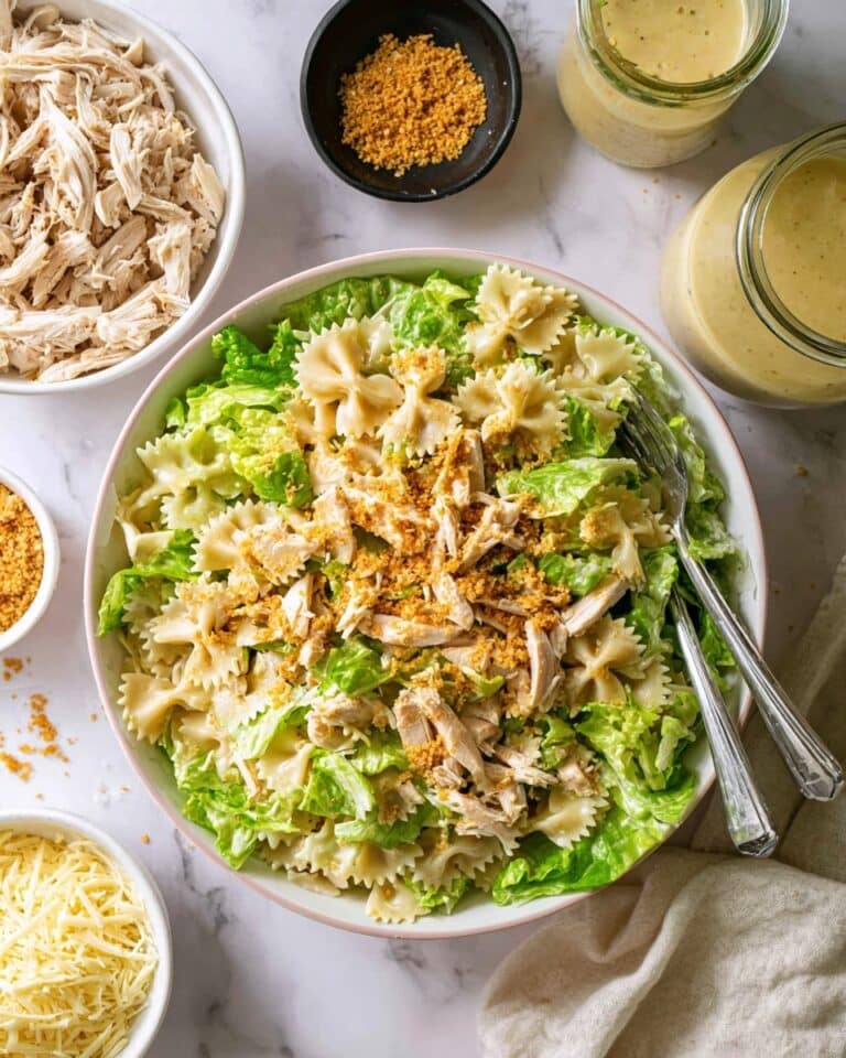Chicken Caesar Pasta Salad Recipe