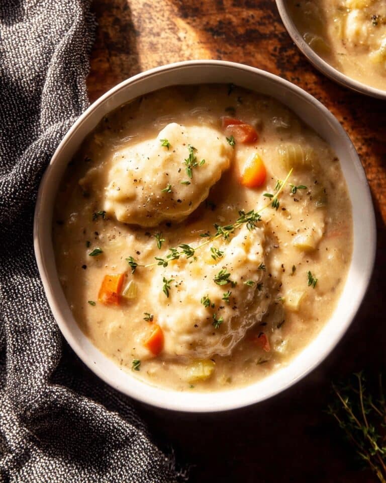 Crockpot Creamy Chicken and Dumplings Recipe