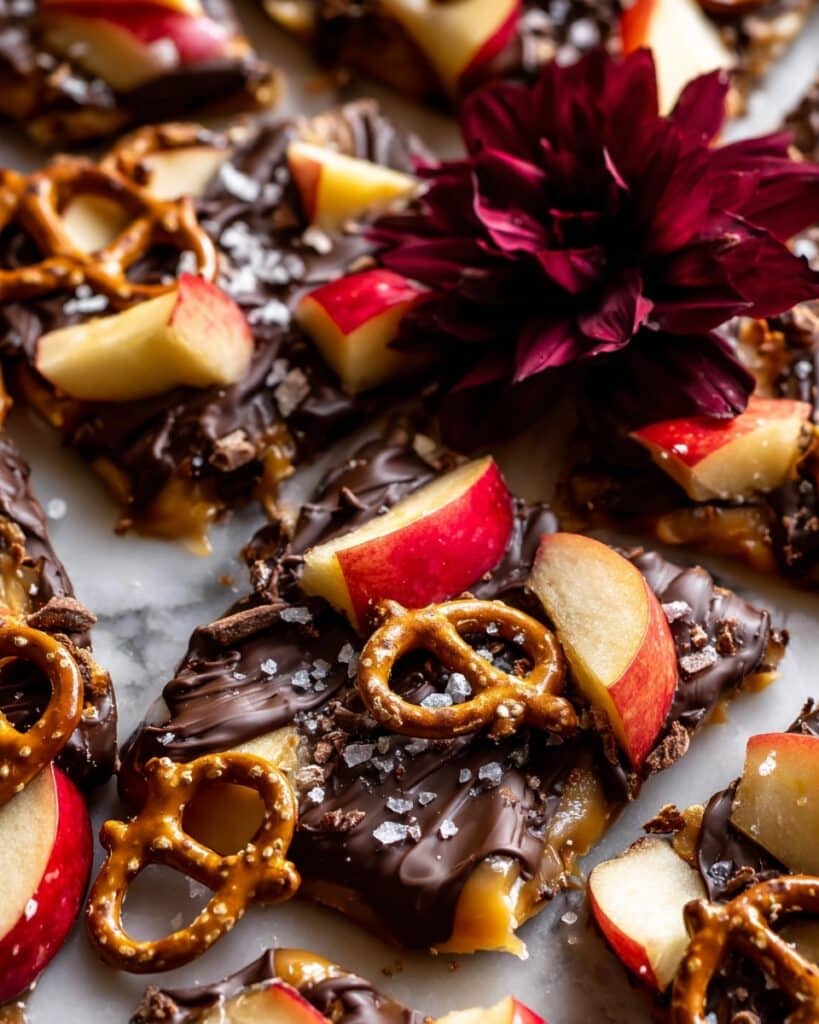 Salted Chocolate Caramel Apple Bark Recipe