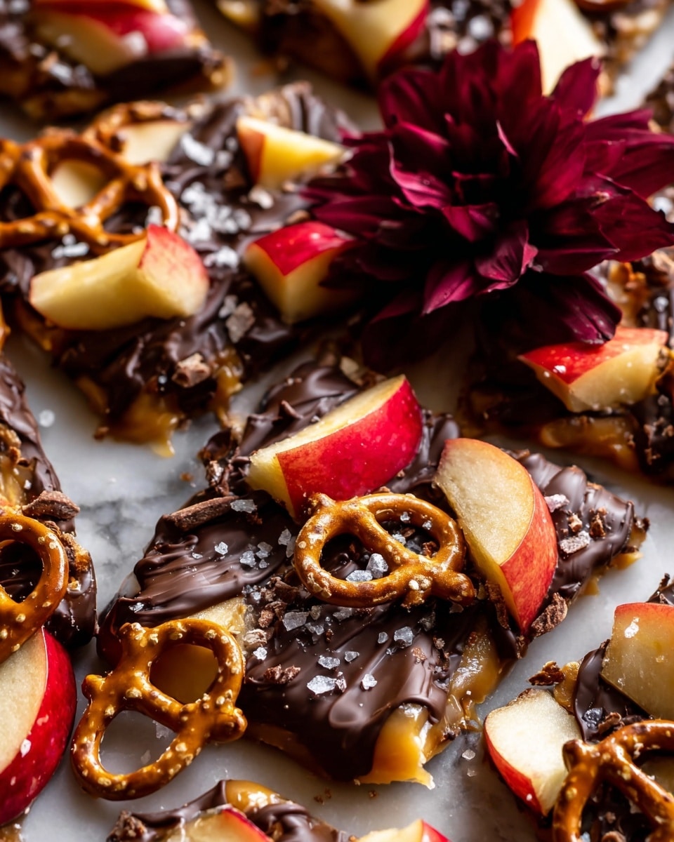 Salted Chocolate Caramel Apple Bark Recipe