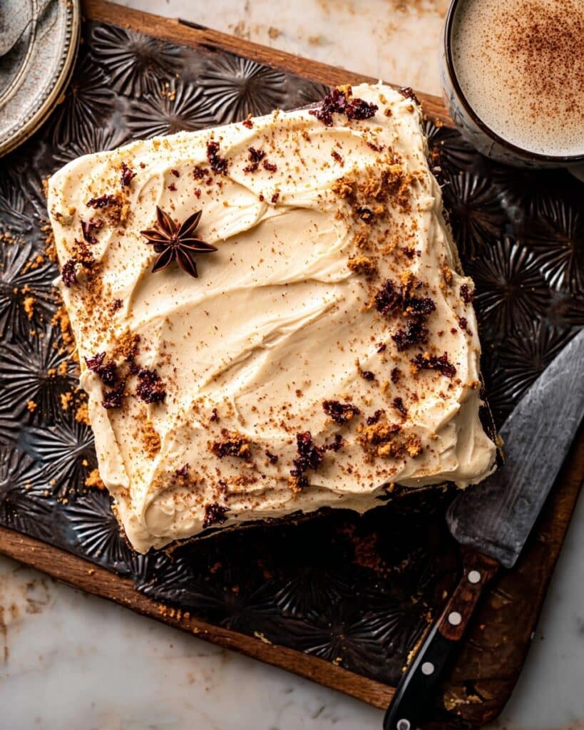 Pumpkin Spice Mini Cake with Maple Cream Cheese Frosting Recipe