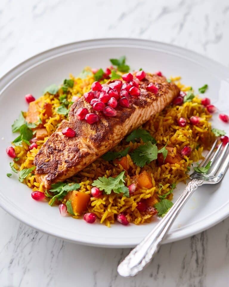 One-Pan Tikka Salmon with Jewelled Rice Recipe