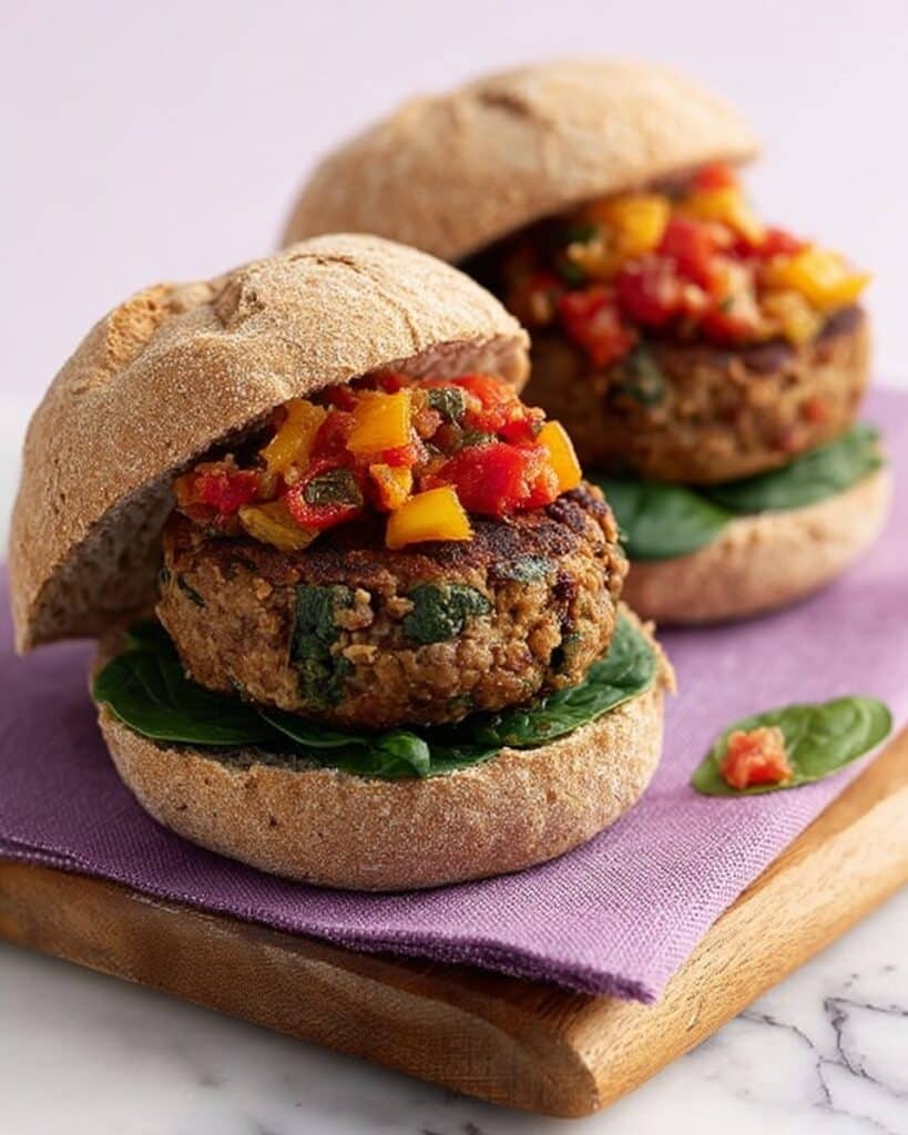 Beef & Salsa Burgers Recipe