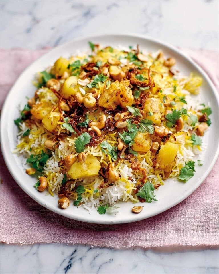 Fragrant Vegetable & Cashew Biryani Recipe