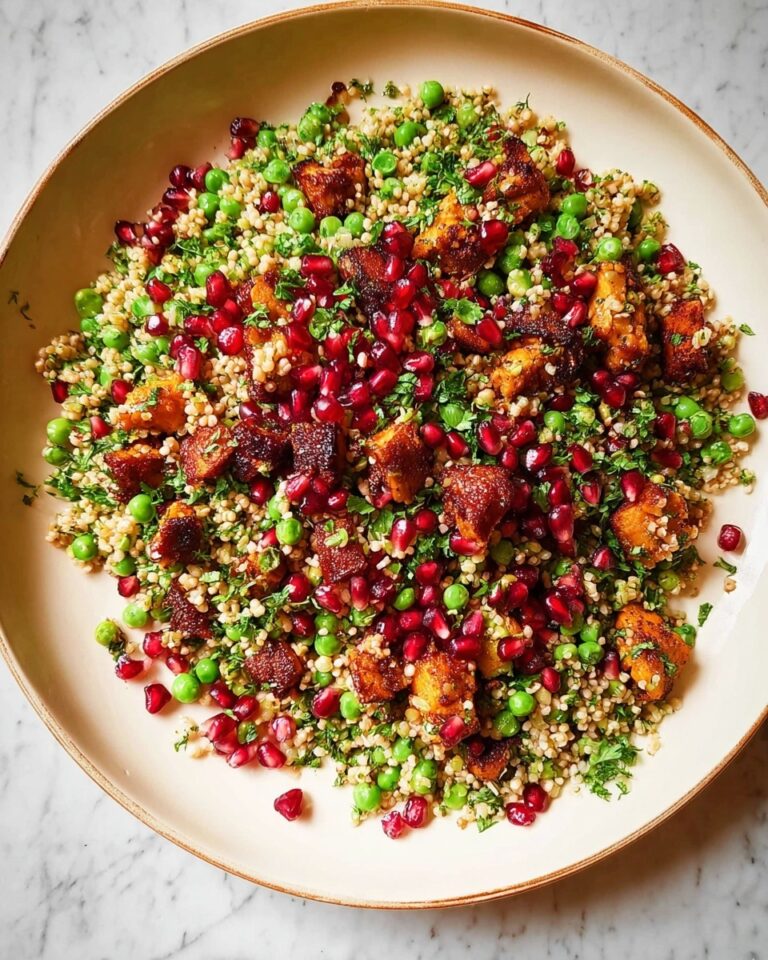 Crispy Lamb & Pea Tabbouleh Recipe