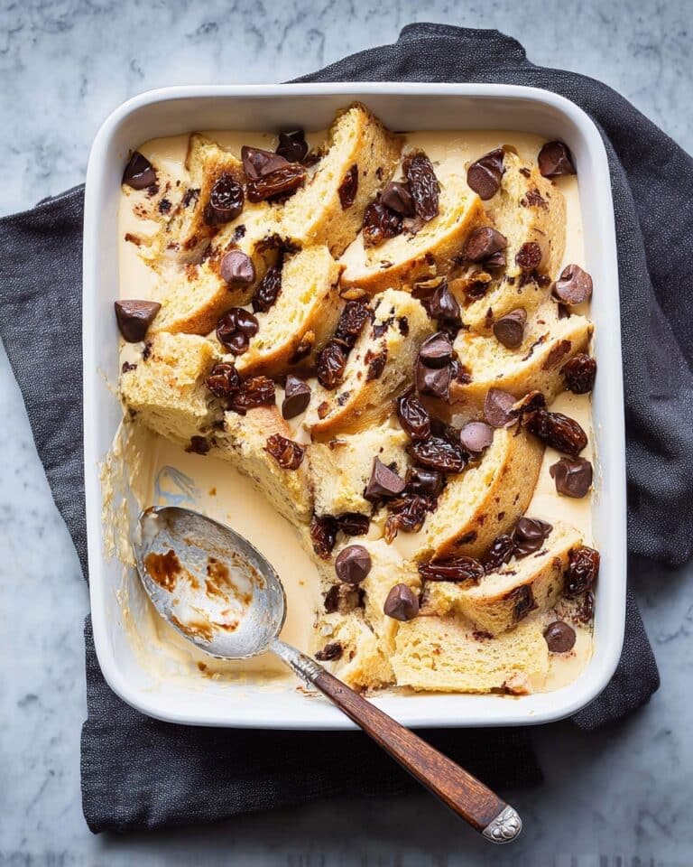 Vegan Date & Chocolate Bread & Butter Pudding Recipe