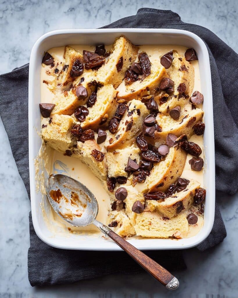 Vegan Date & Chocolate Bread & Butter Pudding Recipe