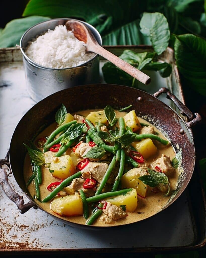 Chicken Curry with Lime Leaf, Lemongrass & Mango Recipe