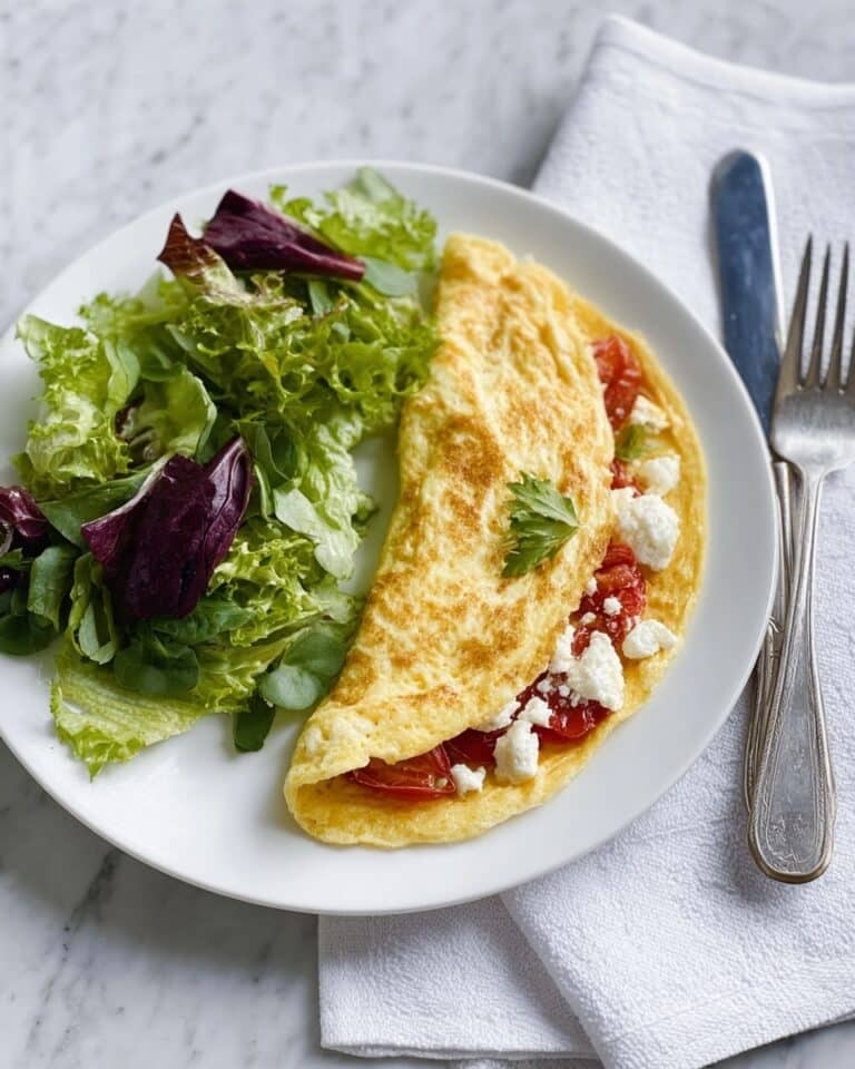 Feta & Semi-Dried Tomato Omelette Recipe