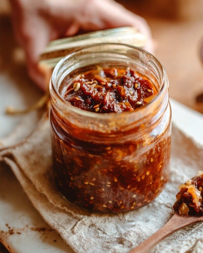 Spicy Aubergine Pickle with Raisins and Tamarind Recipe