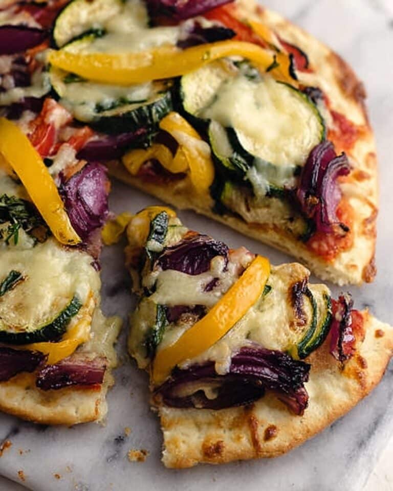 Frying Pan Pepper, Courgette and Onion Pizza Recipe