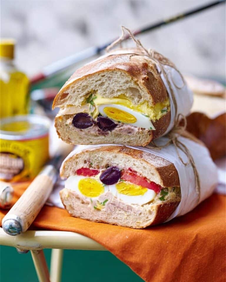 Niçoise Stuffed Baguette Recipe