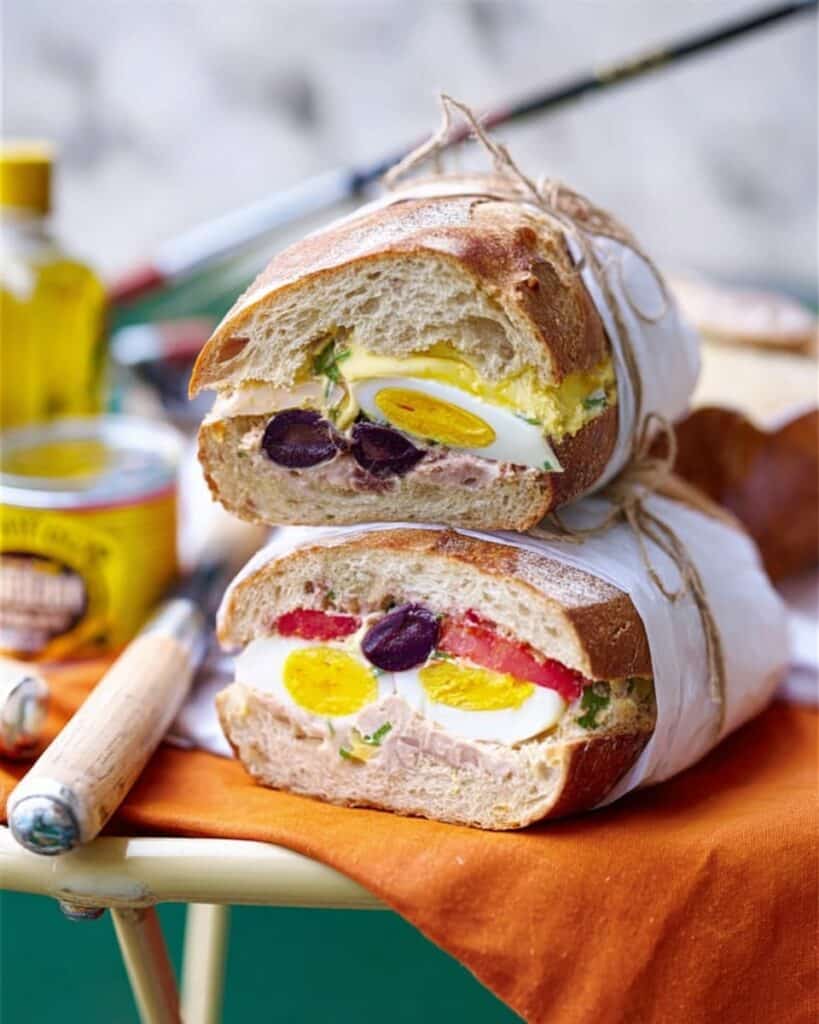 Niçoise Stuffed Baguette Recipe