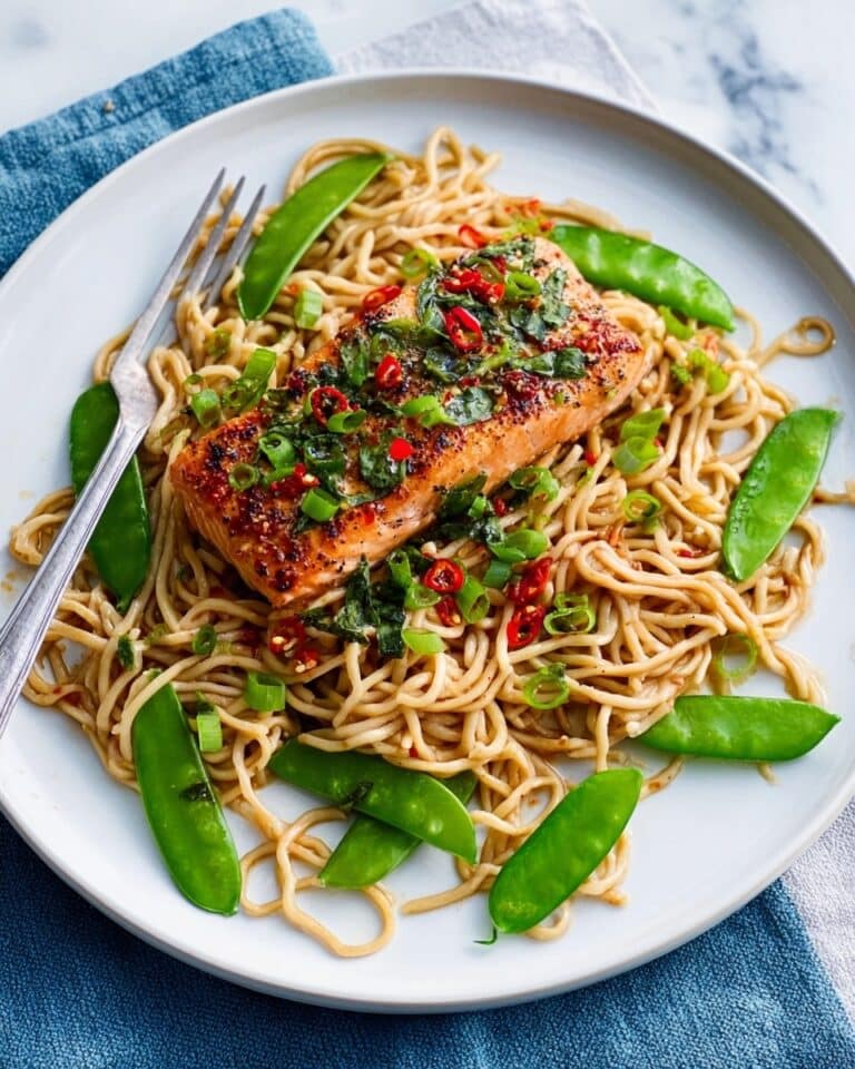 Chilli Salmon & Teriyaki Noodles Recipe