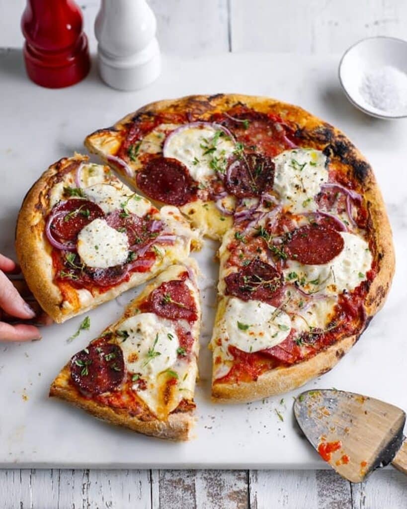 Salami & Peppadew Pizza Recipe