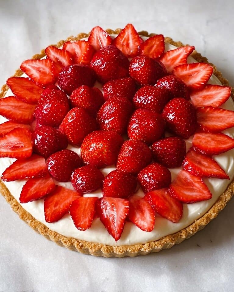 Strawberry Tart with Crème Pâtissière and Apricot Glaze Recipe