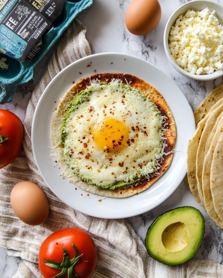 Crispy Feta and Fried Egg Tortilla Recipe