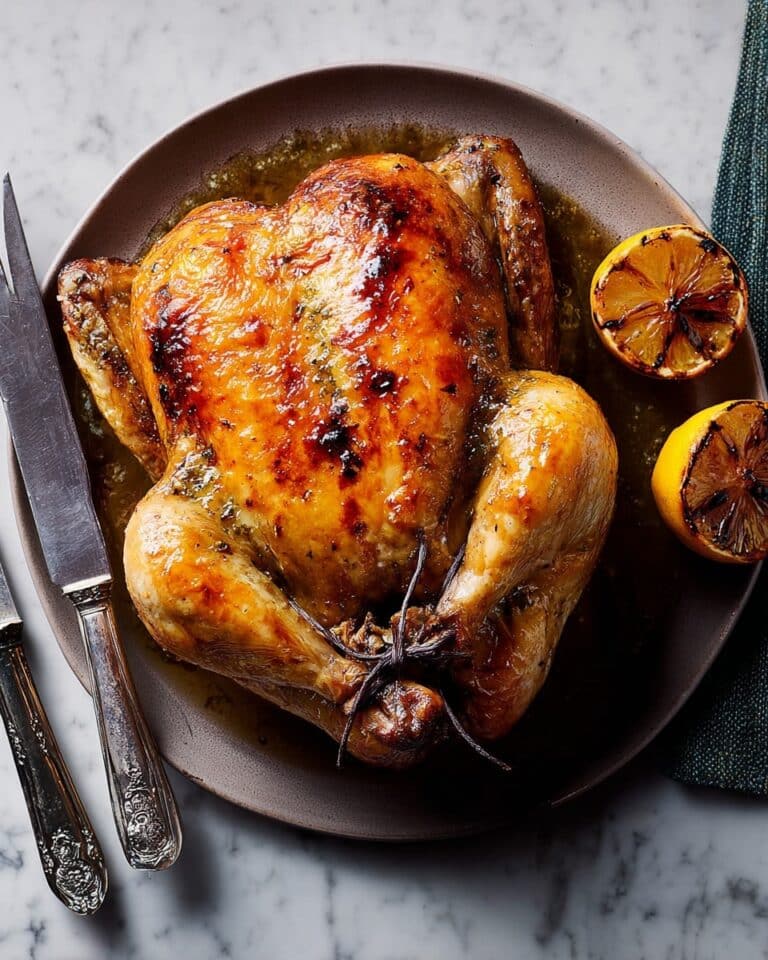 Crispy Sage & Lemon Roast Chicken Recipe