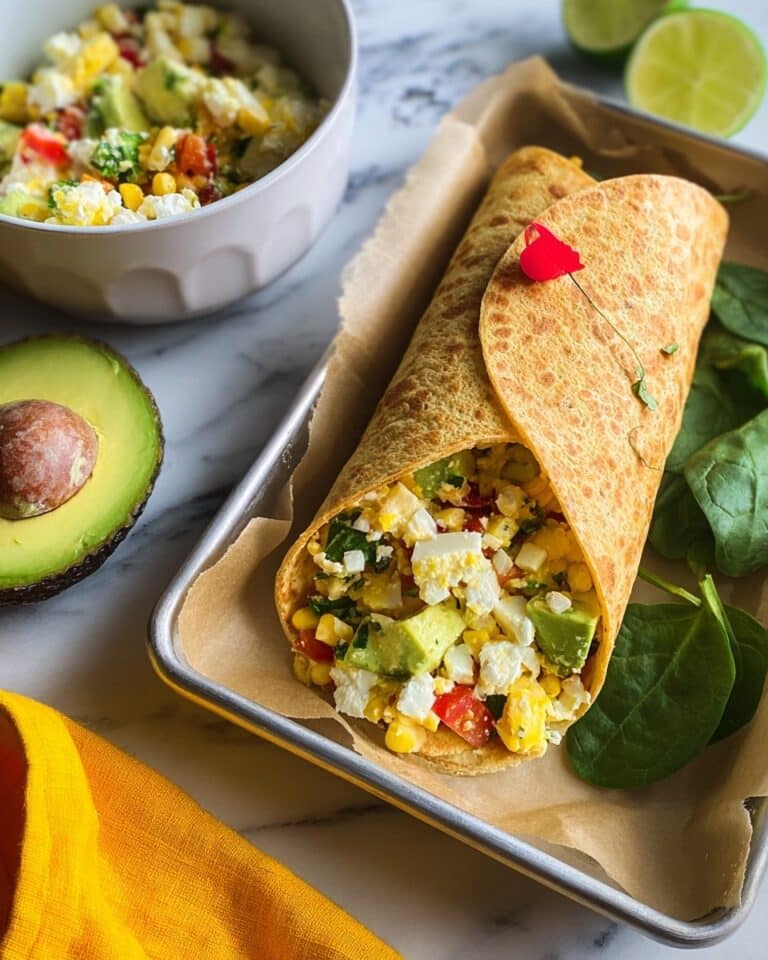 Southwestern Cottage Cheese Egg Salad Wraps Recipe