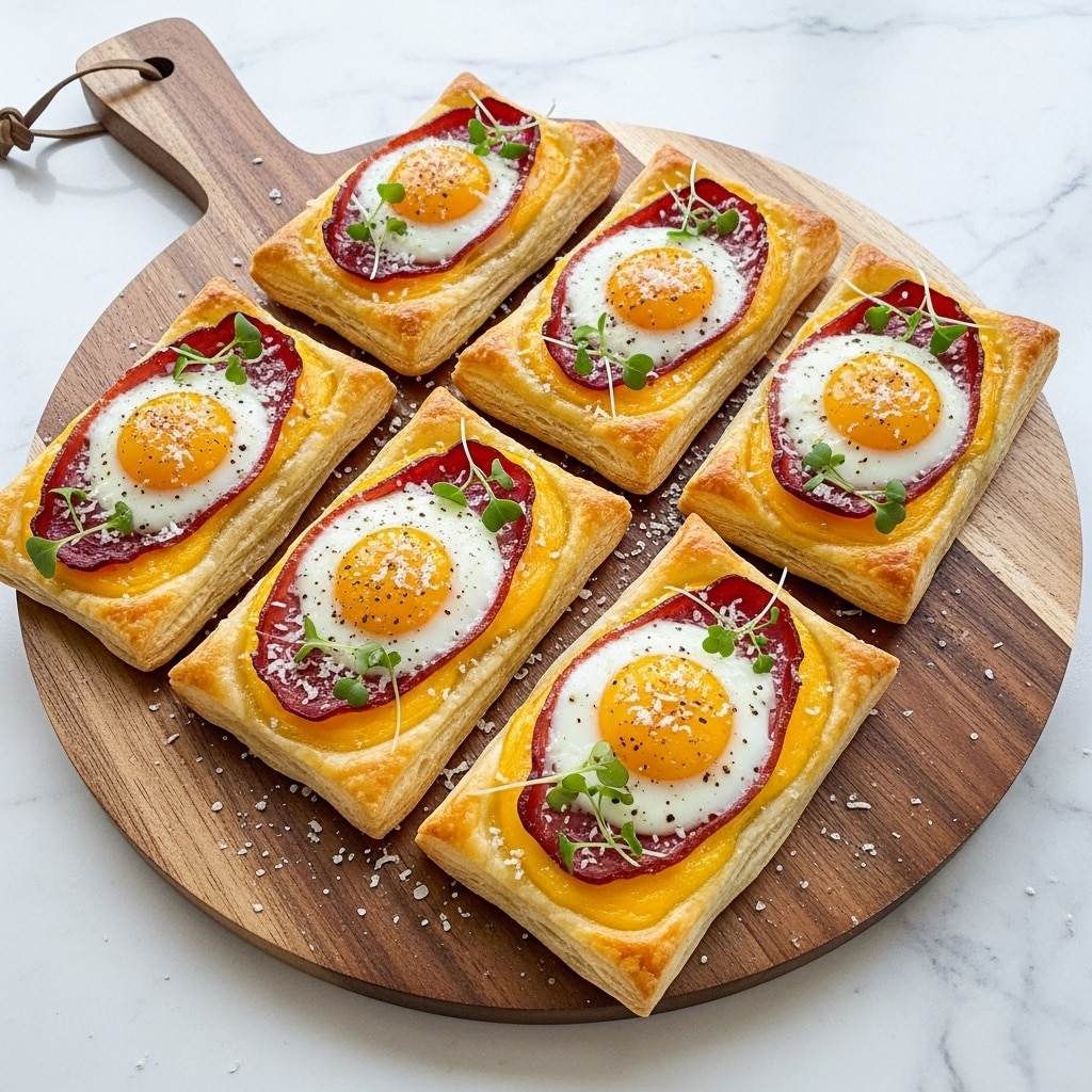 Baked Prosciutto and Egg Breakfast Tart Recipe
