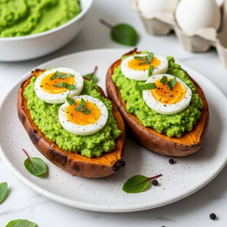 Sweet Potato Toasts with Avocado and Egg Recipe