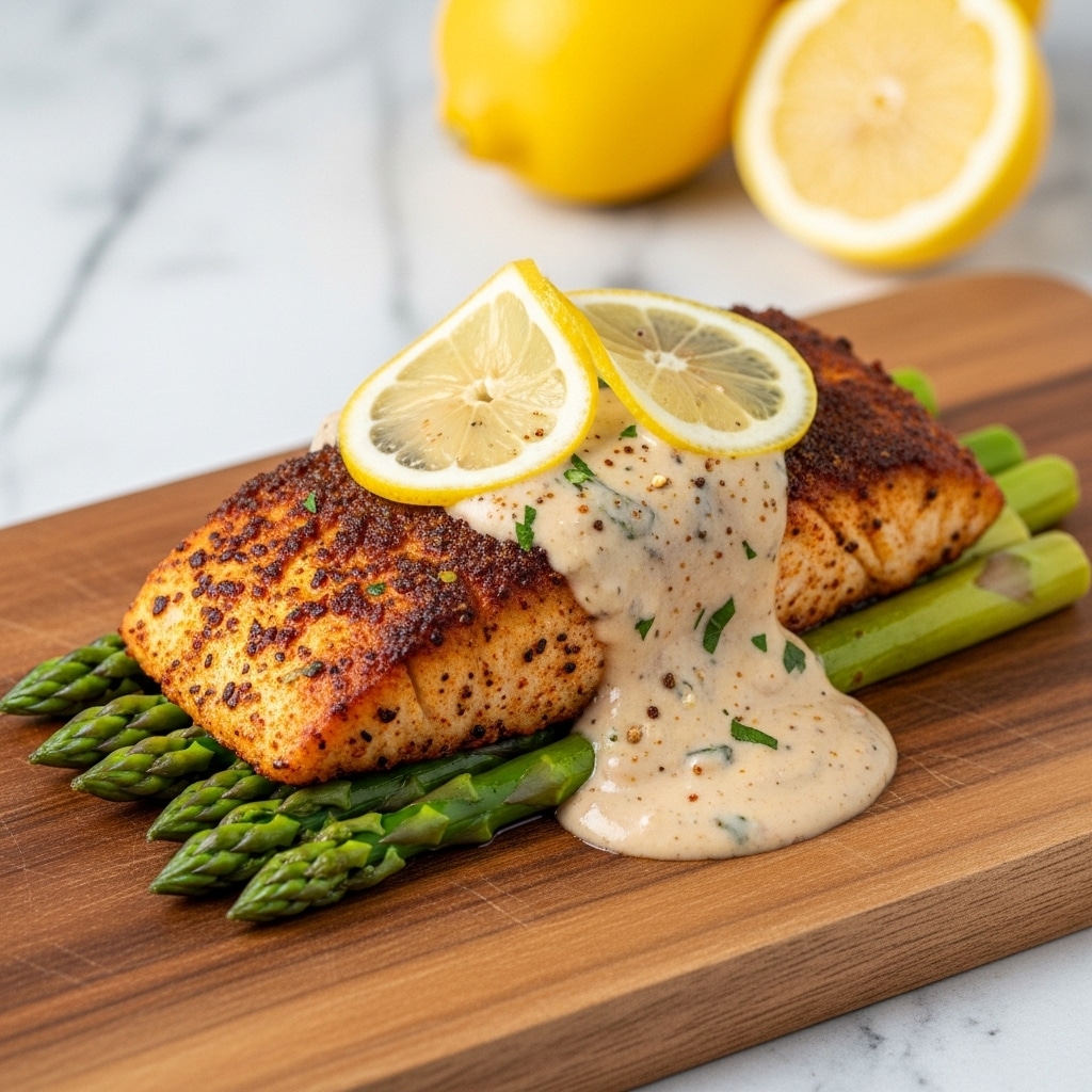 Grilled Red Snapper with Cajun Cream Sauce and Lump Crab Recipe