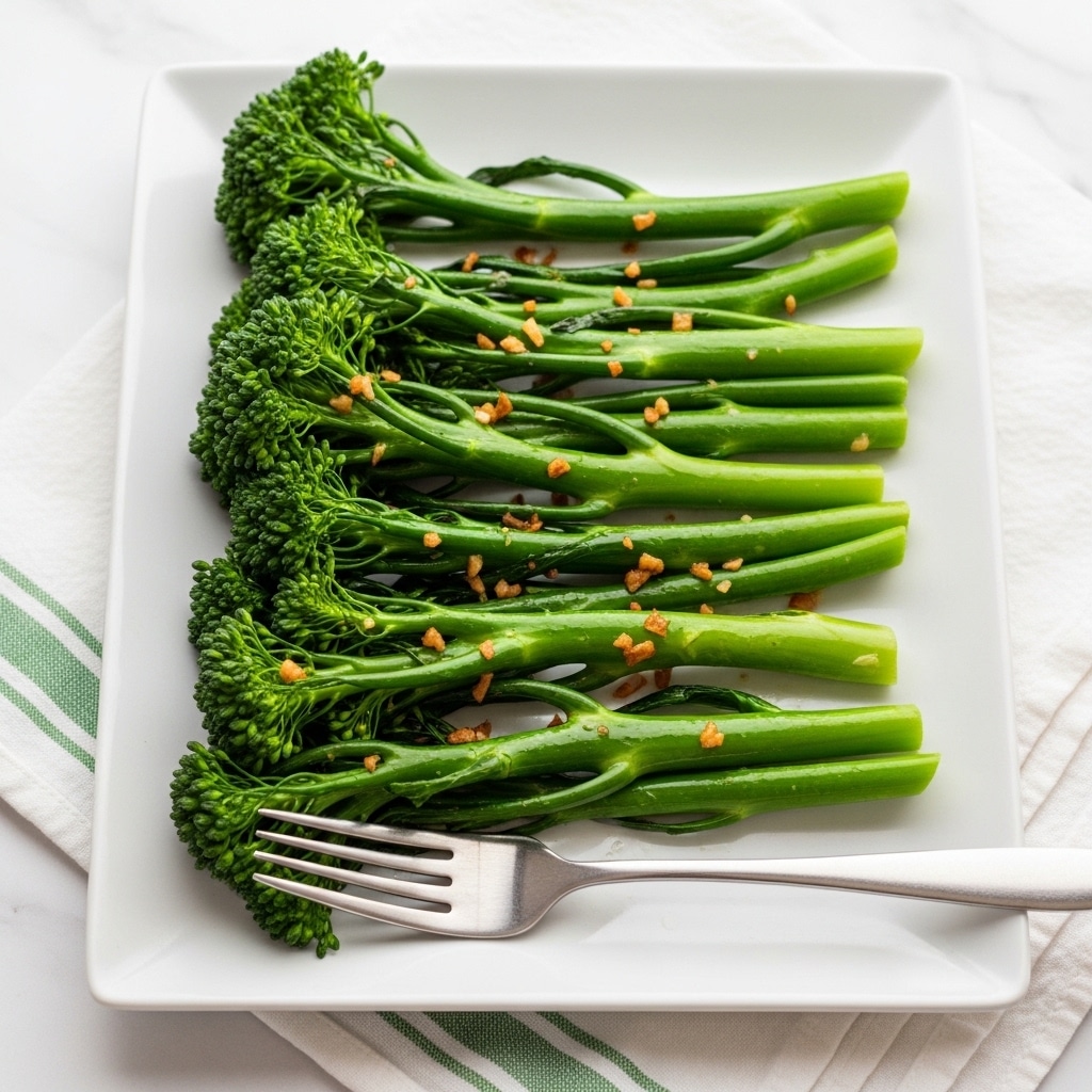 Air Fryer Broccolini with Garlic, Nutritional Yeast, and Tajin Recipe