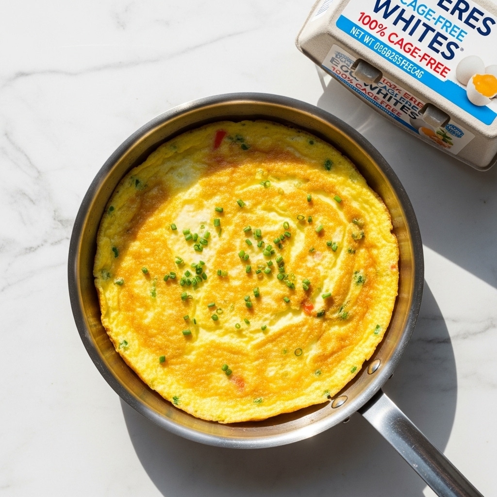 Egg White Frittata with Ricotta, Broccoli, and Red Bell Pepper Recipe
