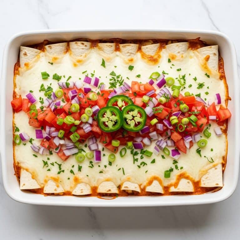 White Chicken Enchiladas with Green Chile Cream Sauce Recipe