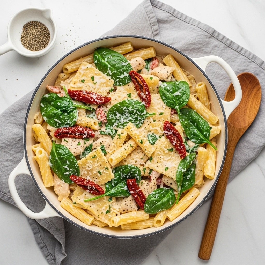 Creamy Tuscan Chicken Pasta Recipe