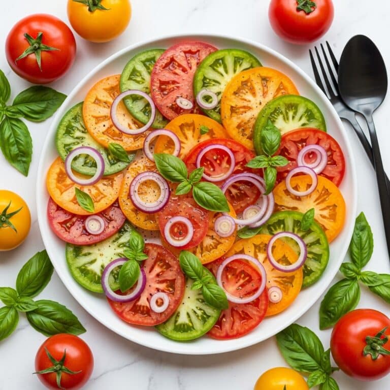 Tomato Rainbow Salad Recipe