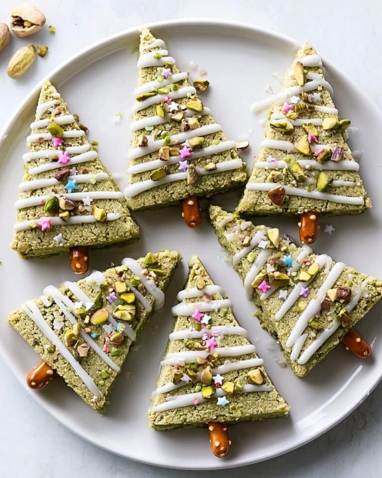 Matcha Pistachio Tree Bars Recipe