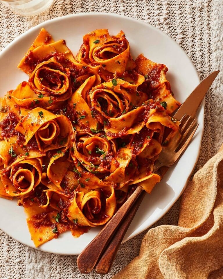 Caramelised Red Onion & Anchovy Pasta with Gremolata Recipe