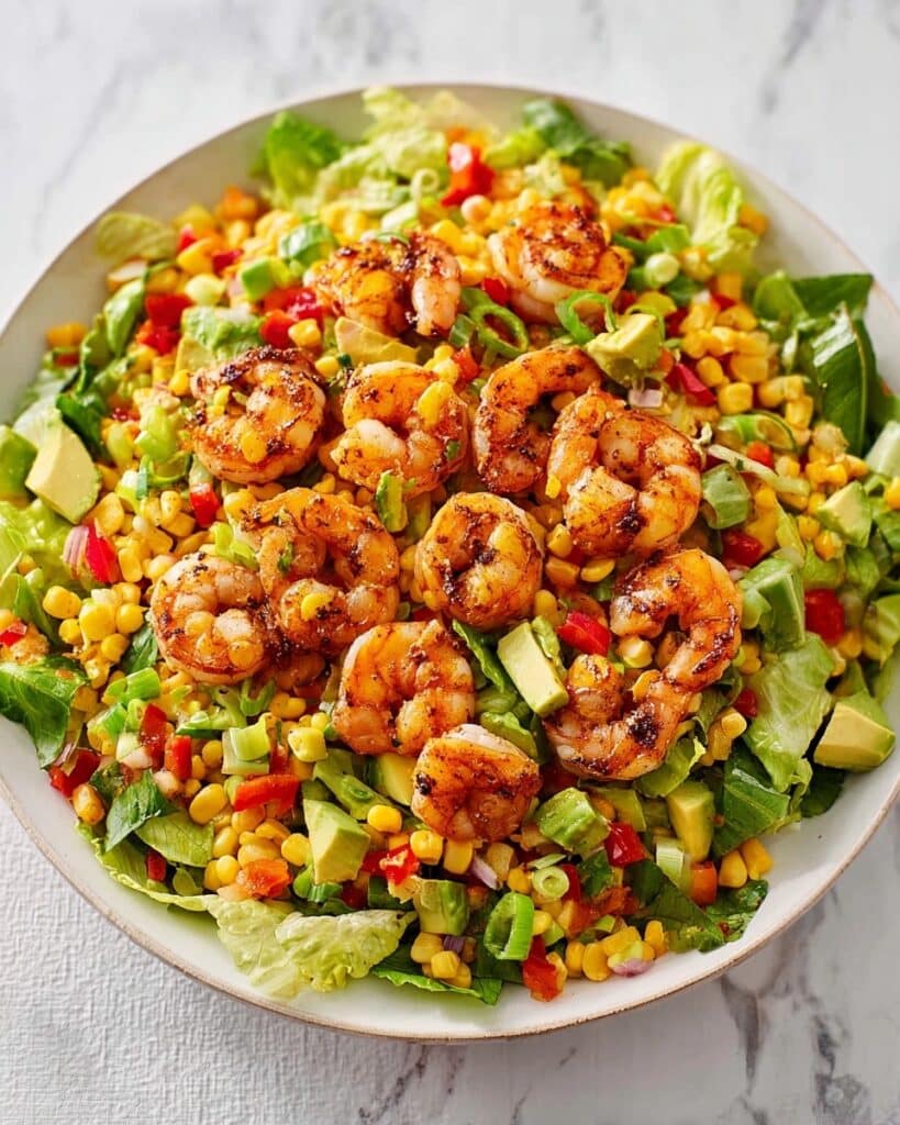 Cajun Prawn & Charred Corn Salad Recipe