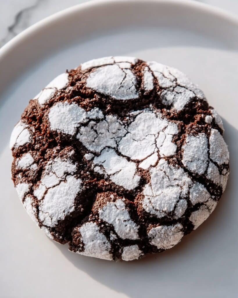 Air-Fried Chocolate Crinkle Cookies Recipe