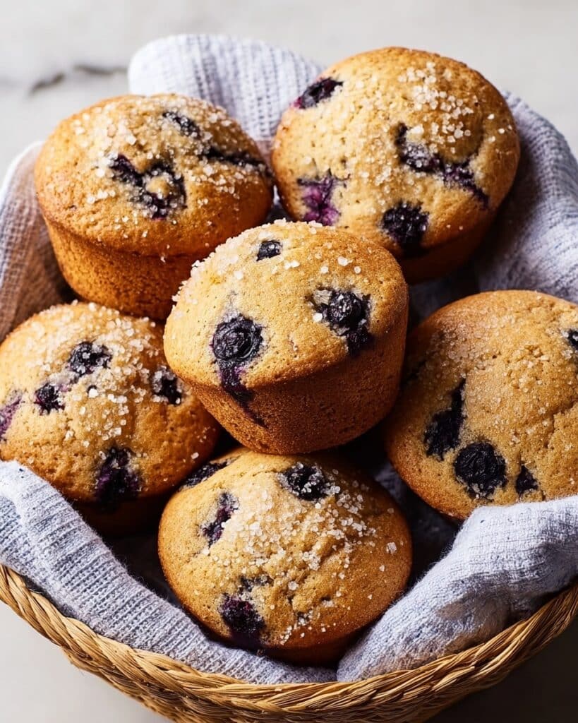 Mini Blueberry Muffins Basket Recipe