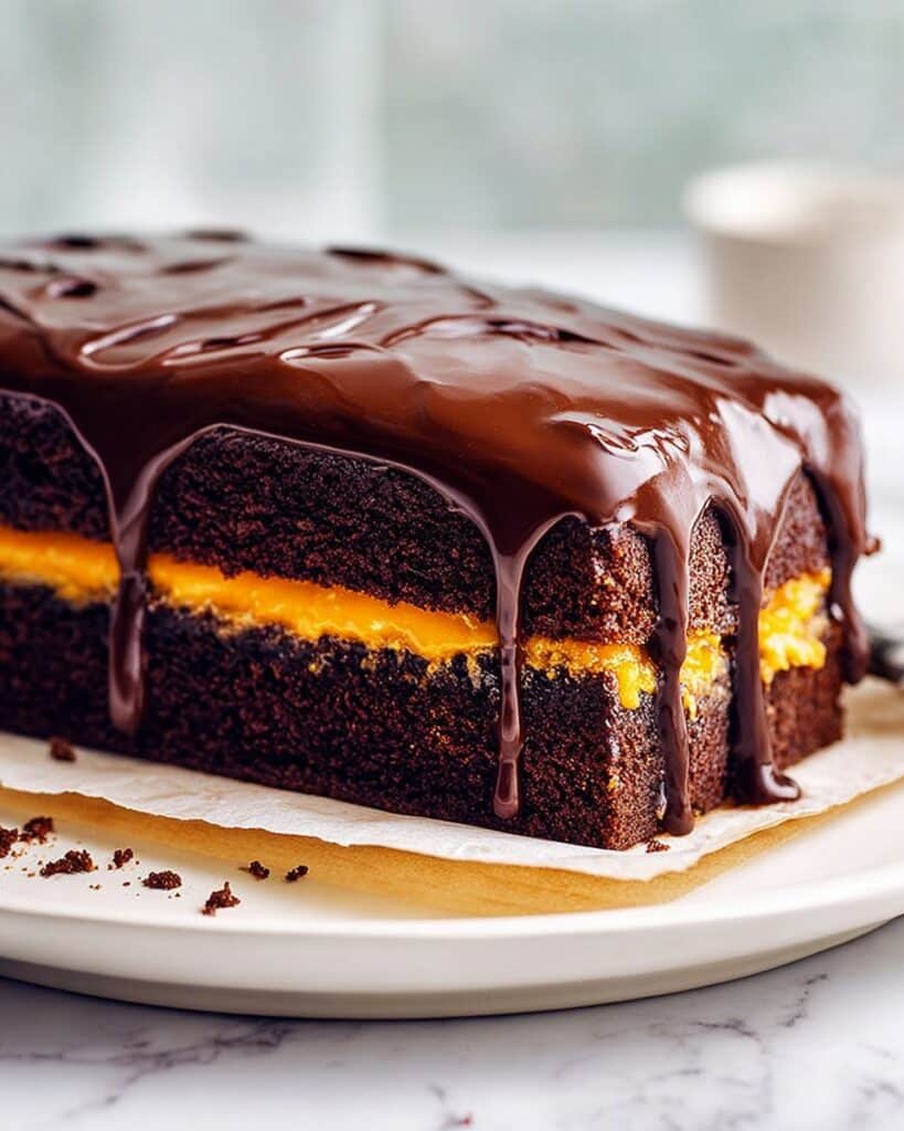 Marzipan Chocolate Loaf Cake Recipe