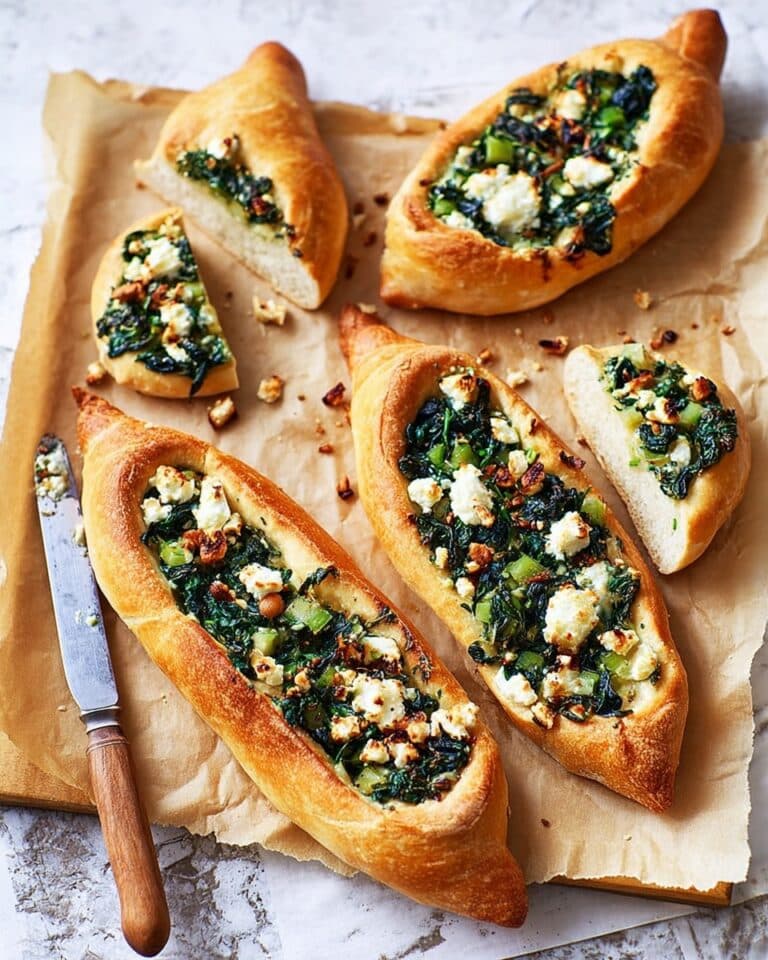 Spinach and Goat’s Cheese Pide Recipe