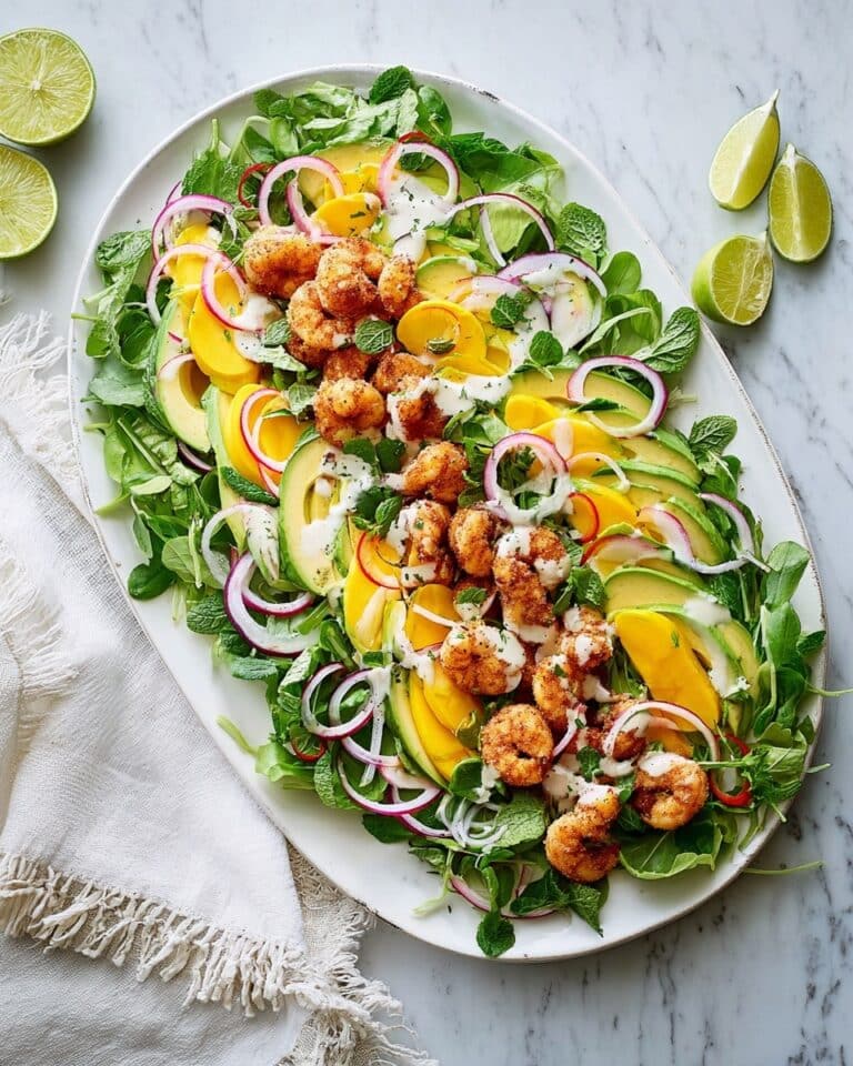 Crispy Coconut Prawn & Mango Salad Recipe