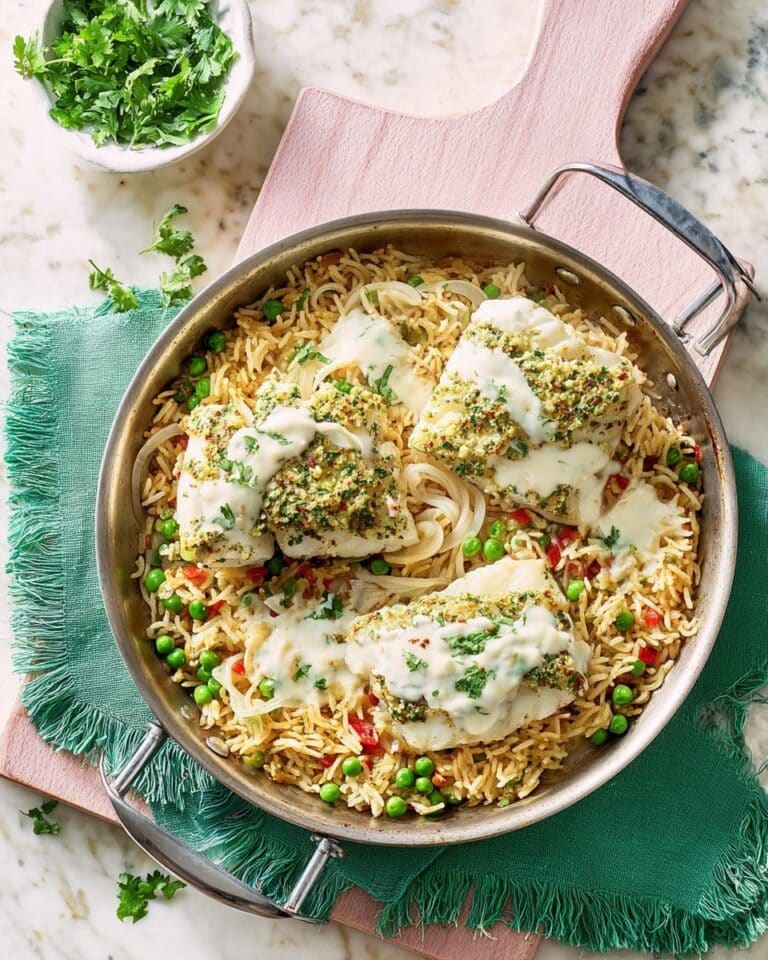 Fragrant Biryani with Coriander Cod Recipe