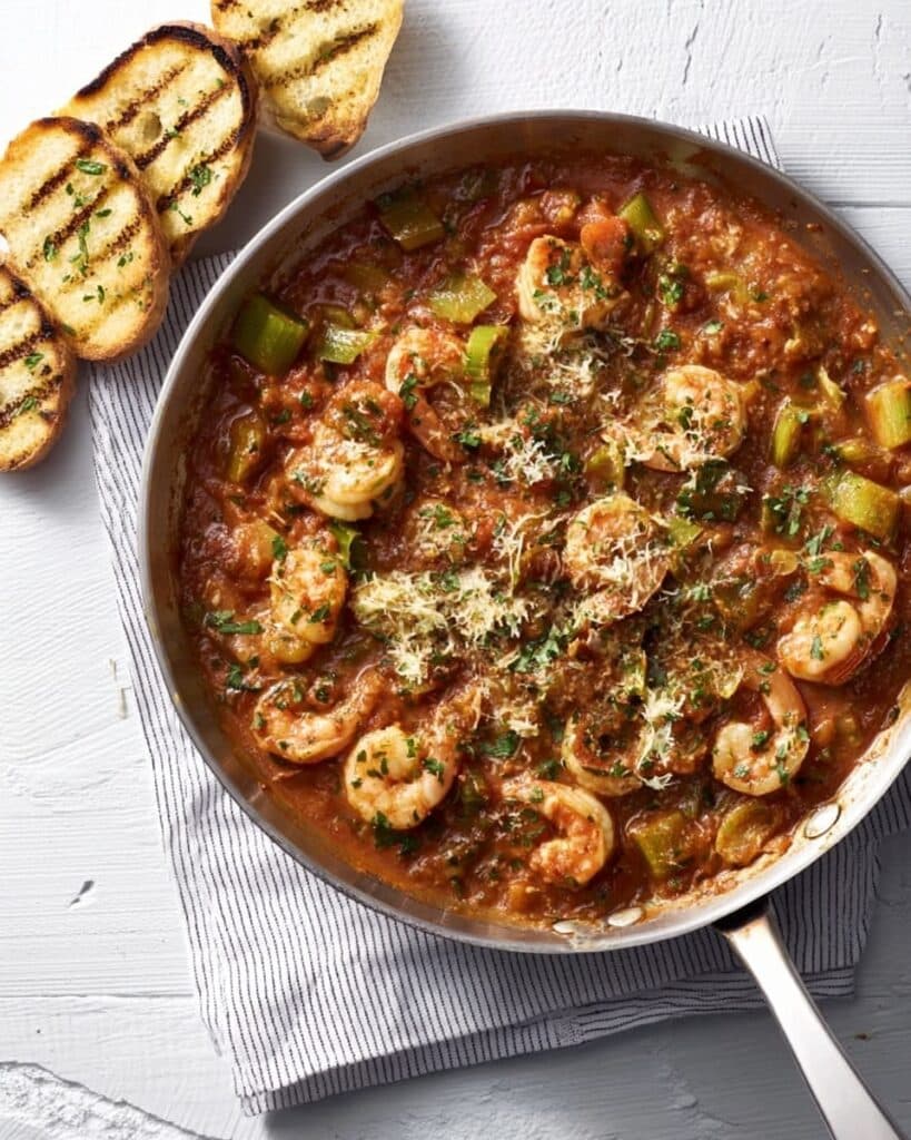 Prawn & Tomato Stew with Gremolata Topping Recipe