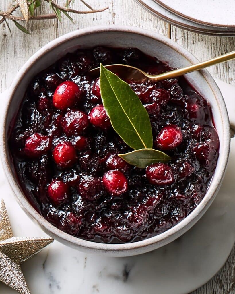 Mulled Cranberry & Apple Sauce Recipe