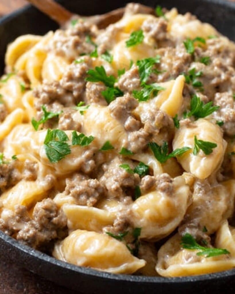 Beef Stroganoff with Mushroom Soup Recipe