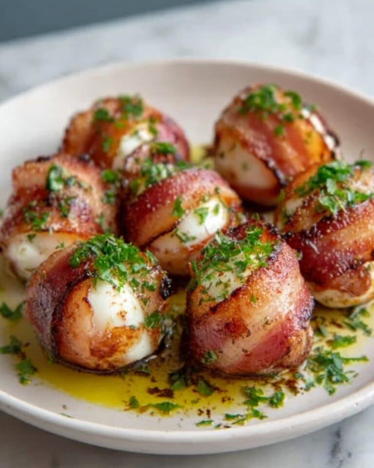 Easy Beef Prosciutto Wrapped Mozzarella Bites Recipe