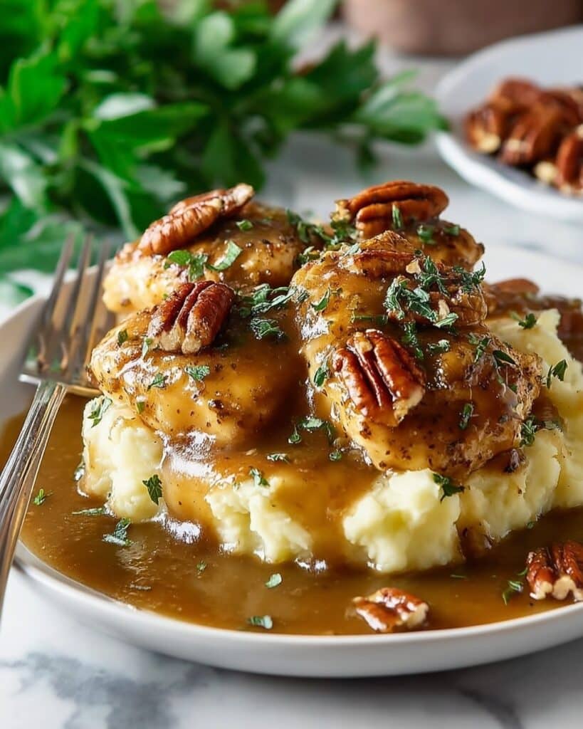 Maple Bourbon Pecan Chicken Recipe