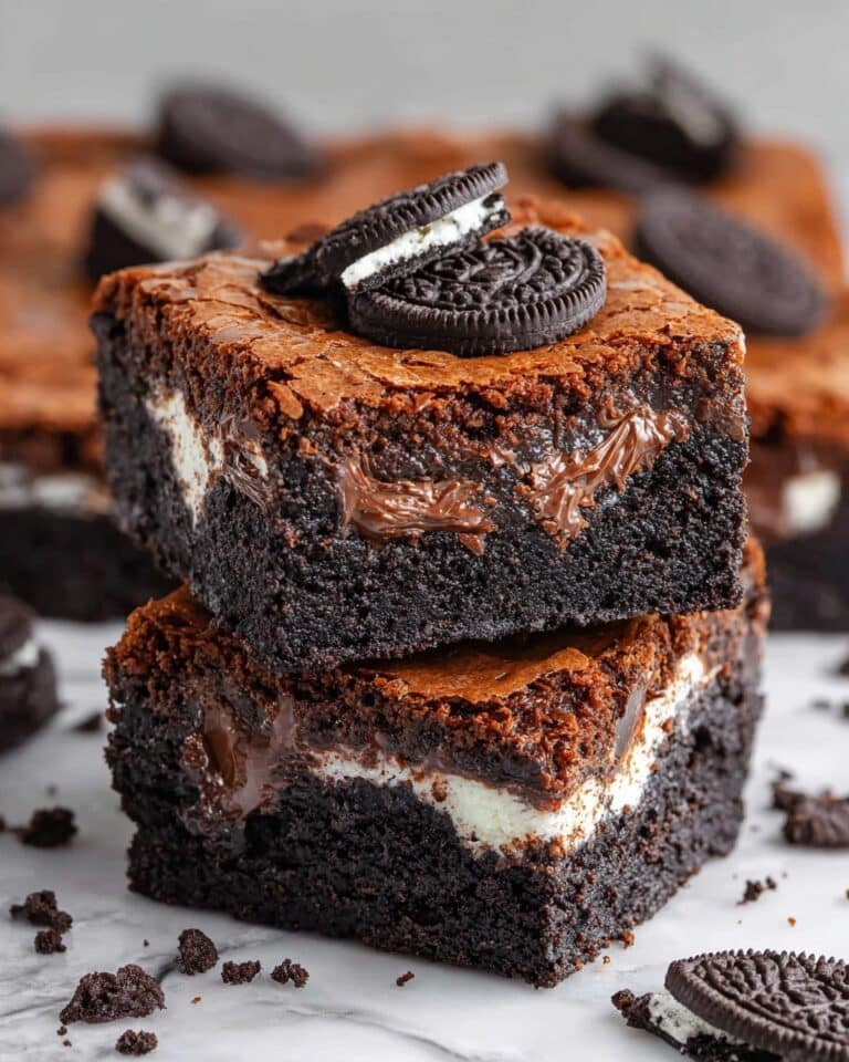 Halloween Oreo Brownies Recipe