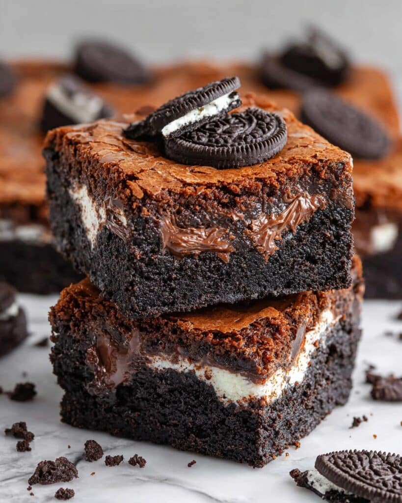 Halloween Oreo Brownies Recipe